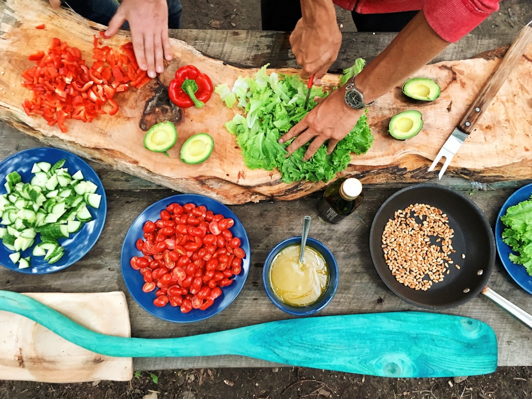 Seasonal produce and fresh ingredients